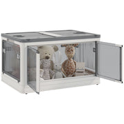 Cestino Folding Bianco Grigio ¨C zephmum ¨C 60x42x34 cm