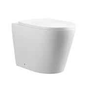 WC a pavimento bianco lucido YJ-3380BI senza brida sistema tornado 36x56x40