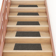 Tappetini per Scale Autoadesivi 30 pz Antracite 60x25 cm