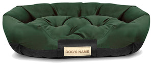 AIO FACTORY XL Letto per cani 115x95 cm Personalizzabile Impermeabile Verde