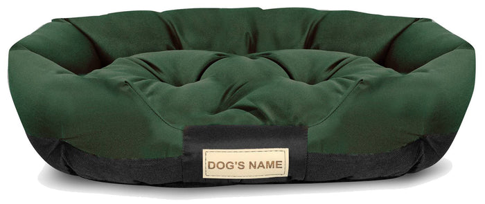 AIO FACTORY XL Letto per cani 115x95 cm Personalizzabile Impermeabile Verde