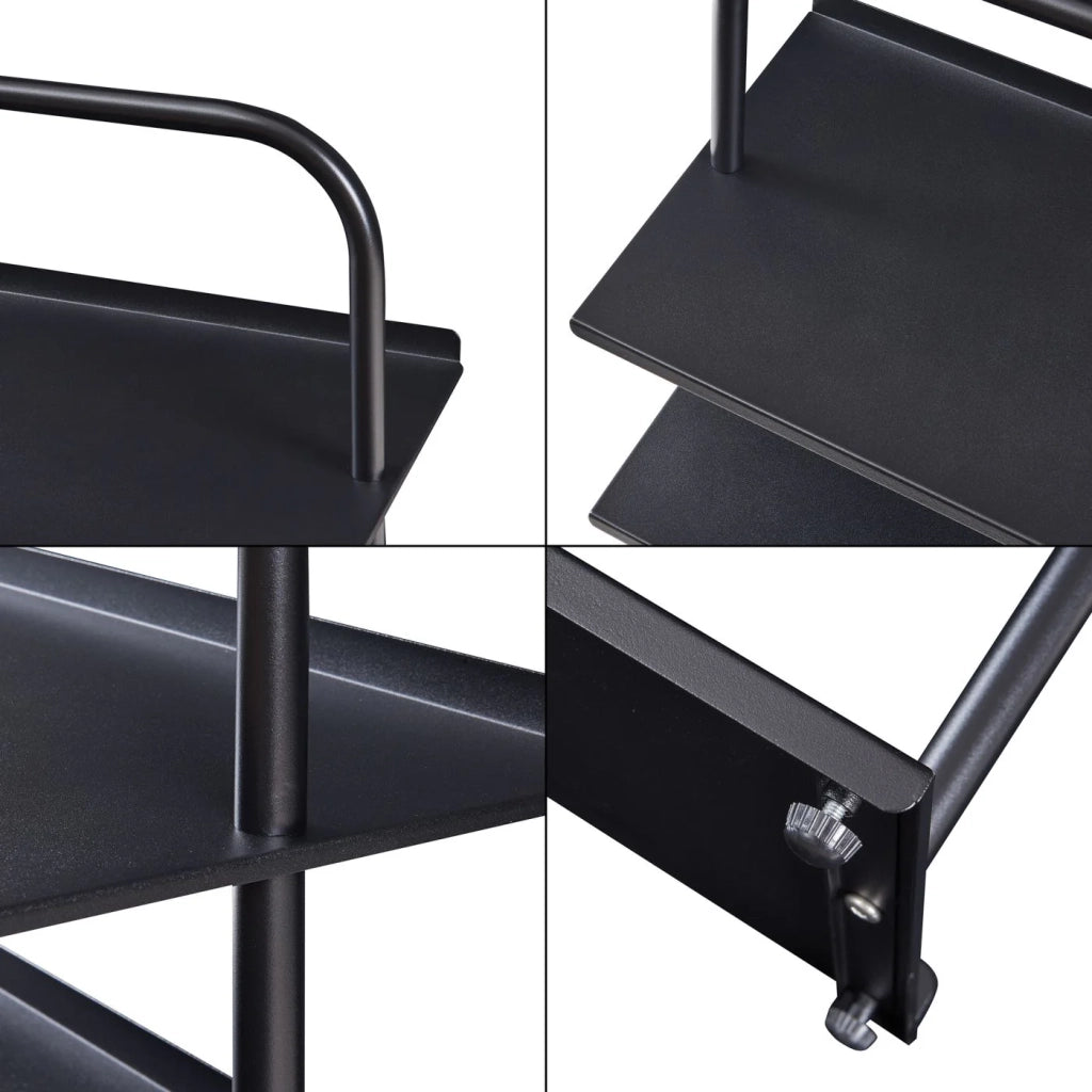 Scarpiera in acciaio laccato 73 x 60 x 32 cm nero 03_0010503
