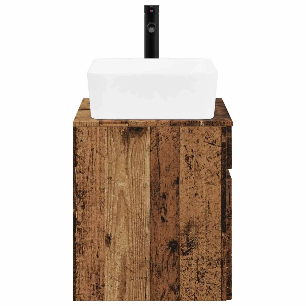 Set di mobili per il bagno Legno antico Legno ingegnerizzato 3404308