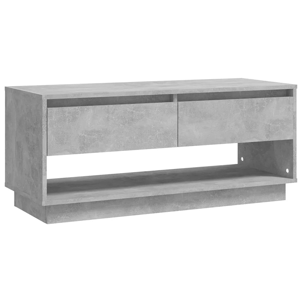 Mobile TV Grigio Cemento 102x41x44 cm in Truciolato 809489