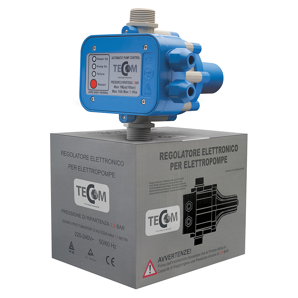 Press control regolatore elettronico pressione elettropompe 1.5 bar