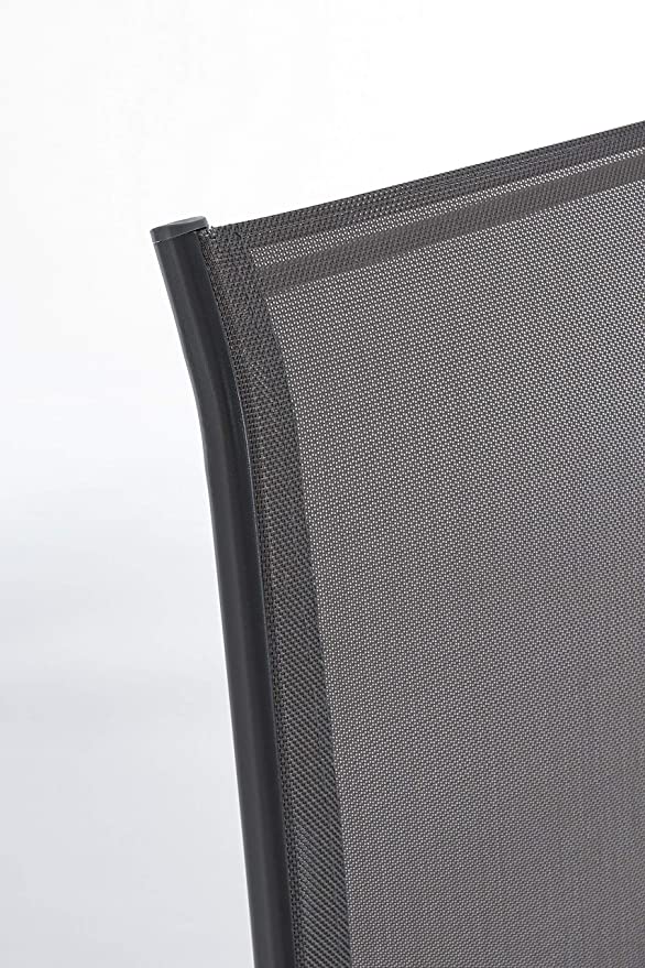 Sedia con braccioli Martinez antracite