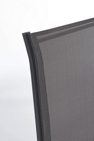 Sedia con braccioli Martinez antracite