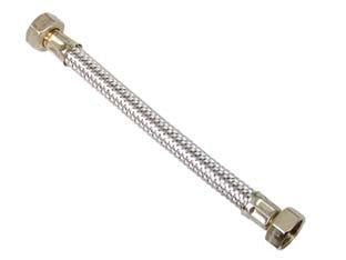 FLESSIBILE INOX F1/2 - F1/2- - F 1/2 F 1/2 cm.25 - 10 pezzi AGLAIA