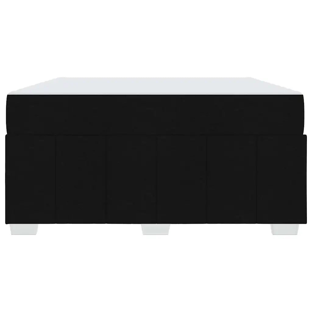 Struttura del letto con materasso Nero 160 x 200 cm Tessuto 3398295
