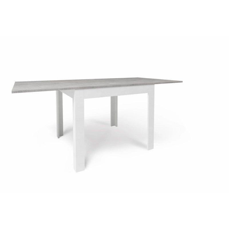 Tavolo Pieghevole 90+90 Cemento cm 90x90x75h - Sarmog