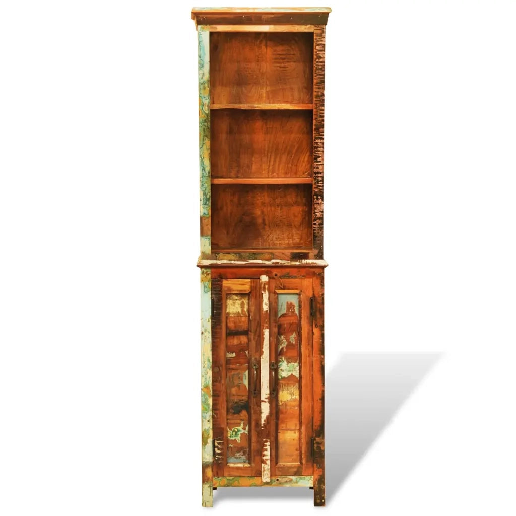 Libreria in Legno Massello di Recupero Vintage 241433