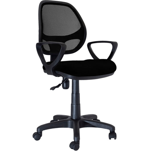 poltrona direzionale forata nera new manager cod:ferx.66767