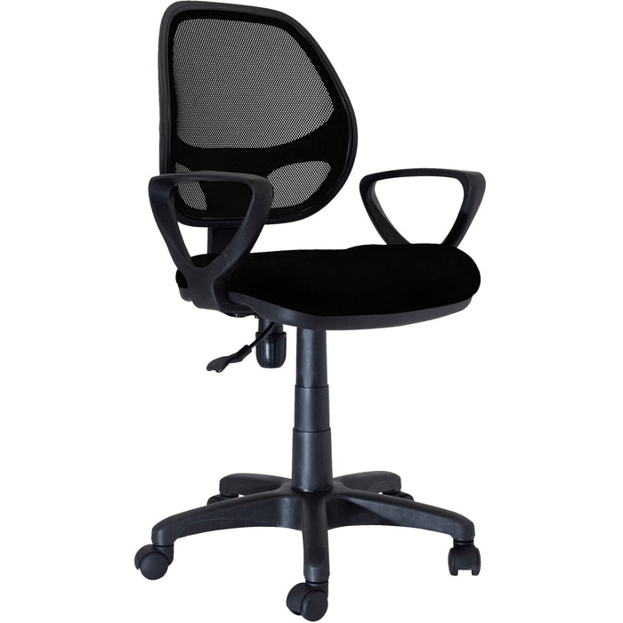 poltrona direzionale forata nera new manager cod:ferx.66767