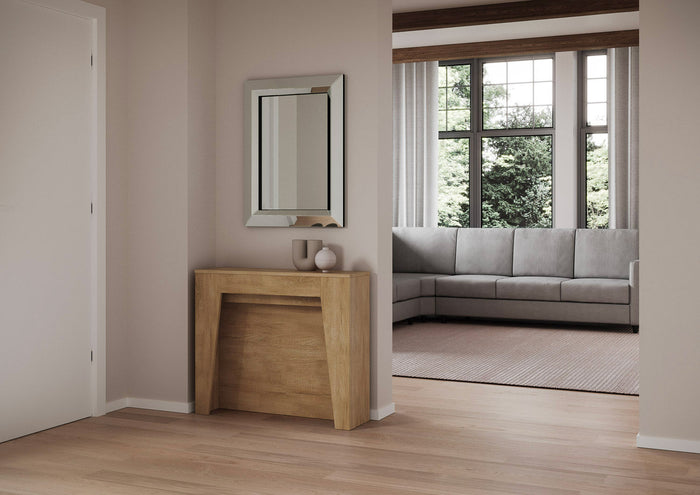 Consolle Allungabile 90x25/211 cm Pannelli in Nobilitato Anea Quercia Natura