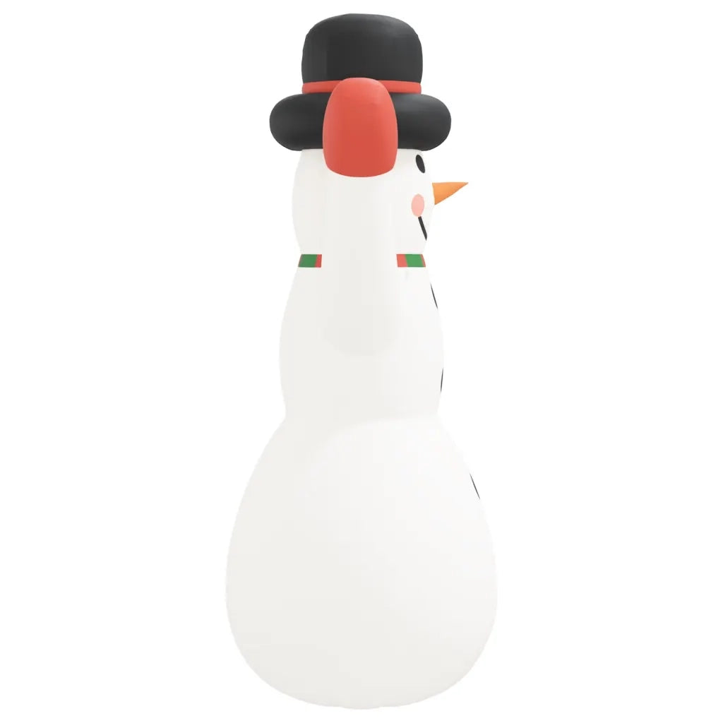 Pupazzo di Neve Natalizio Gonfiabile con LED 805 cm 345281
