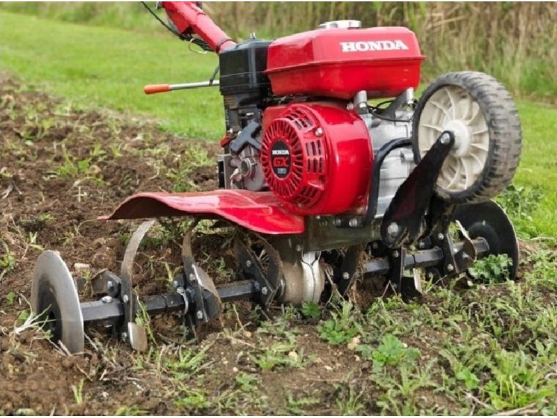 Motozappa Honda FJ 500 DE con fresa standard da 80cm e ruotino anteriore