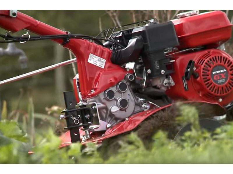 Motozappa Honda FJ 500 DE con fresa standard da 80cm e ruotino anteriore