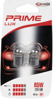 R5W Coppia di lampadine per luci targa auto 12V 5W BA15s