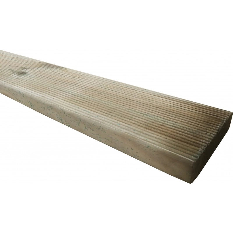 Confezione 7 pz profilo in legno di pino 1,9x9,3x240 cm - Pino impregnato per esterni