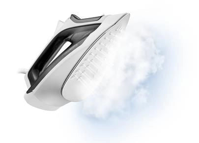 Rowenta DX1510 ferro da stiro Ferro a vapore Acciaio inossidabile 2000 W Nero, Bianco