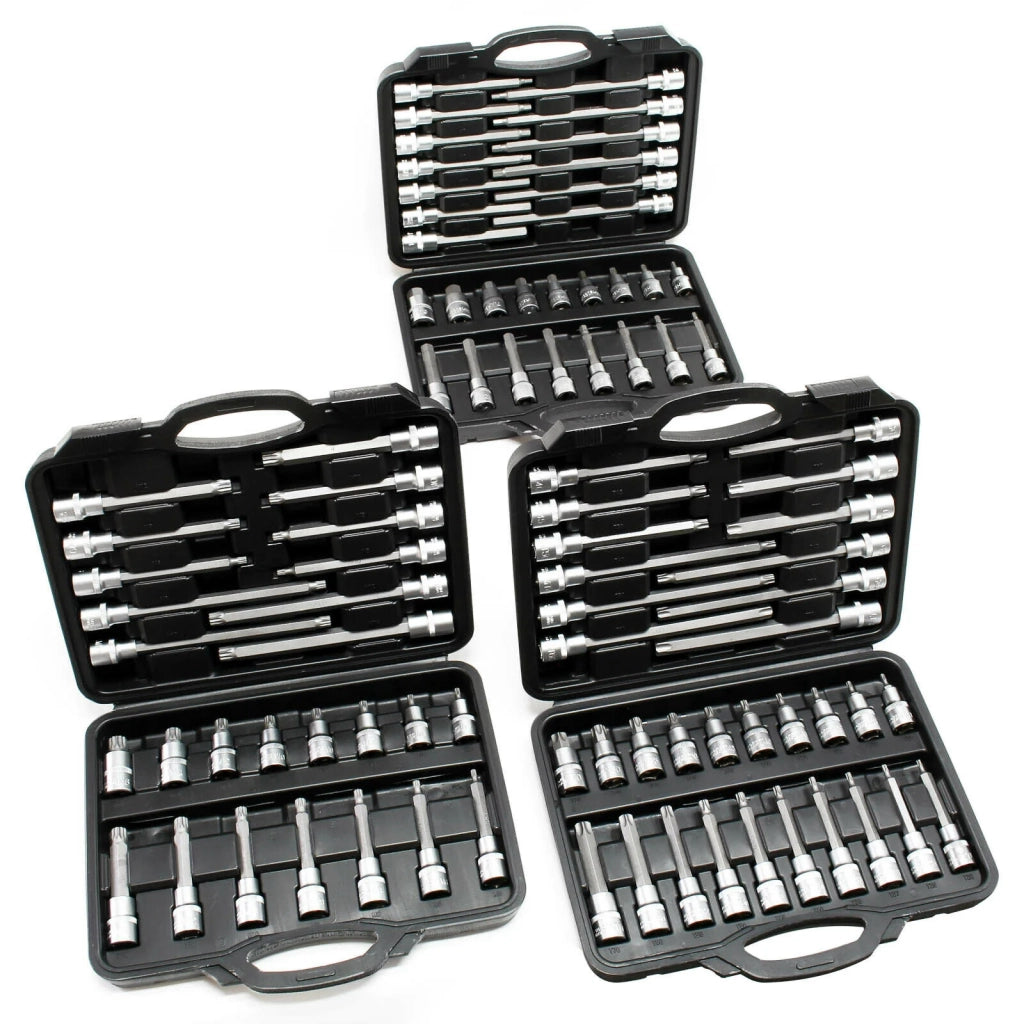 Set di chiavi a bussola chiave esagonale multi-dente chiave a brugola valigetta portautensili in acciaio 16_0002266