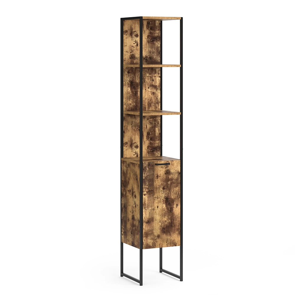 Vicco Mobile bagno alto Legno antico 33 x 185 cm