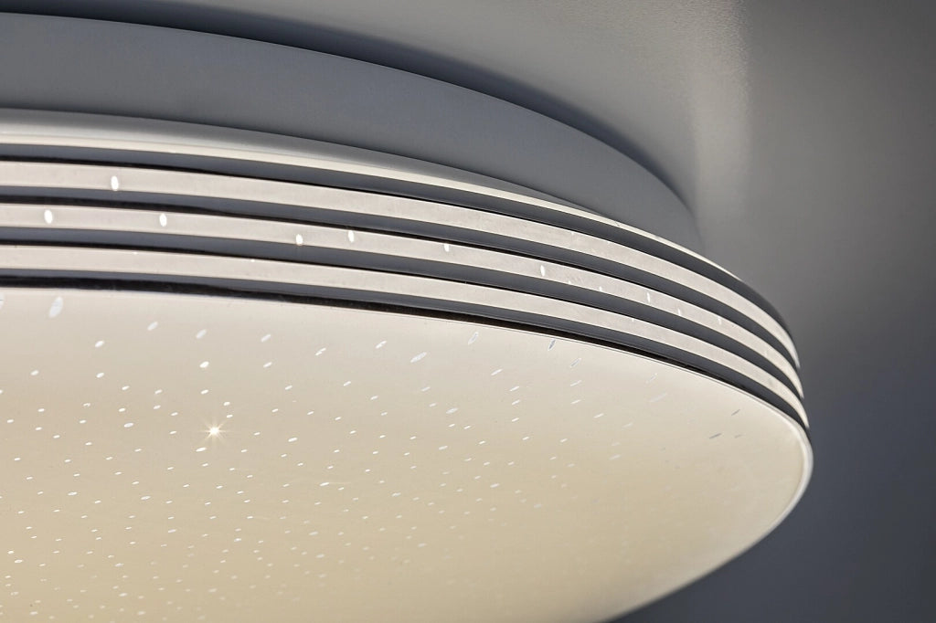 Plafoniera LED Toma Rabalux bianco cromo IP44 40W
