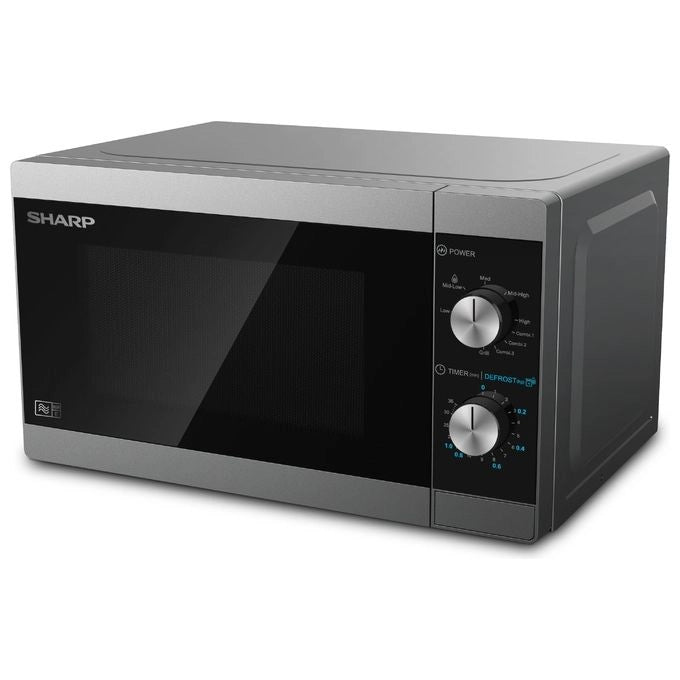 Sharp Forno a microonde grill YC-MG01E-S 20L 5 livelli di potenza