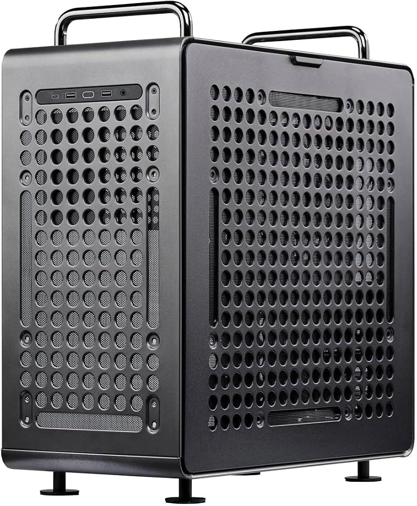 Case miditower no psu qube 540 vetro sx - atx matx mitx - iron - Q540-MGNN-S00