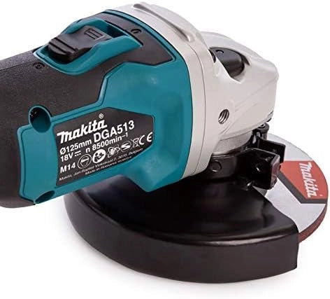 DGA513ZJ Smerigliatrice Angolare 18V LXT 125/115mm BRUSHLESS 2x3Ah MAKPAC