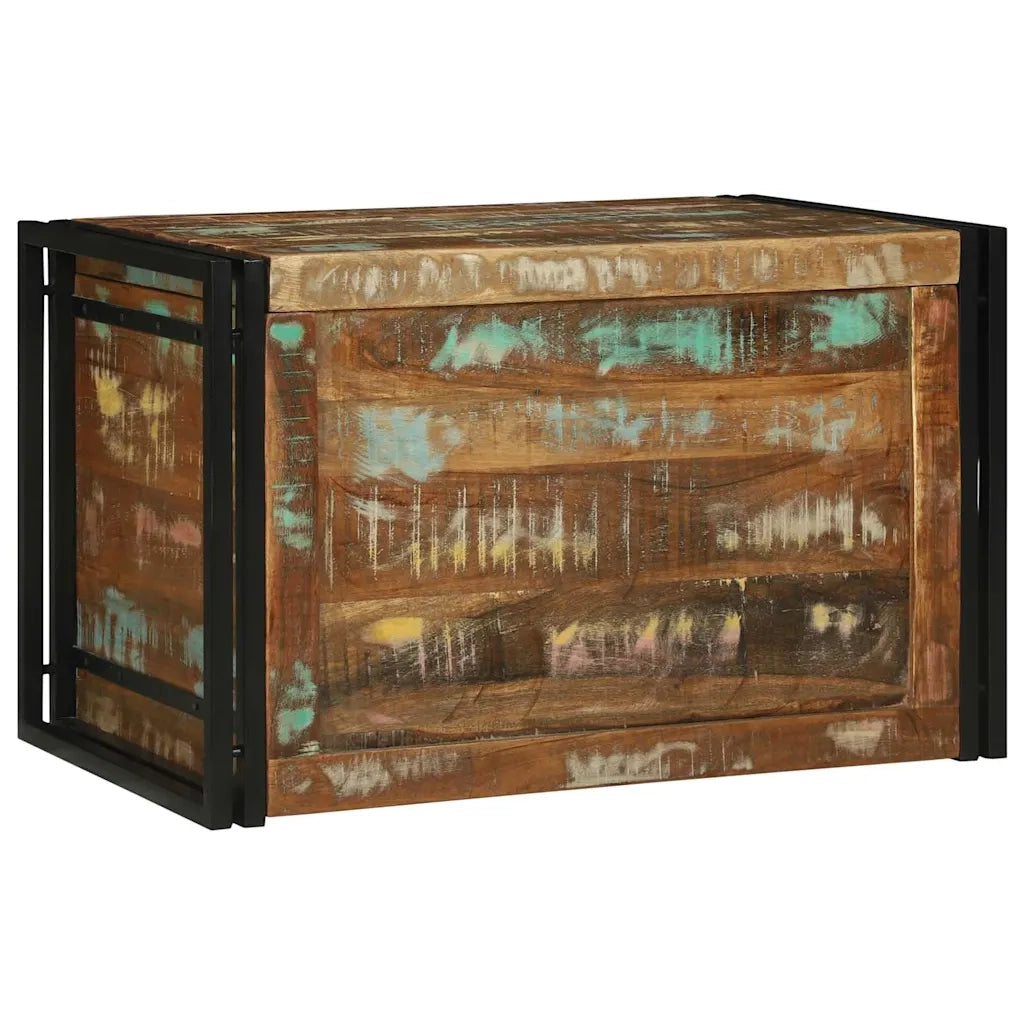 Scatola di Stoccaggio 80 x 50 x 50 cm legno di recupero 4016746