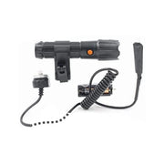 Cfg el032 torcia tattica led professionale con puntatore laser rosso 3w 410m