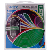 Striscia LED Neon 5M 8.5W/M 12V 120LED Modellabile e Tagliabile IP65 Impermeabile Green Light Angolazione Luce 120