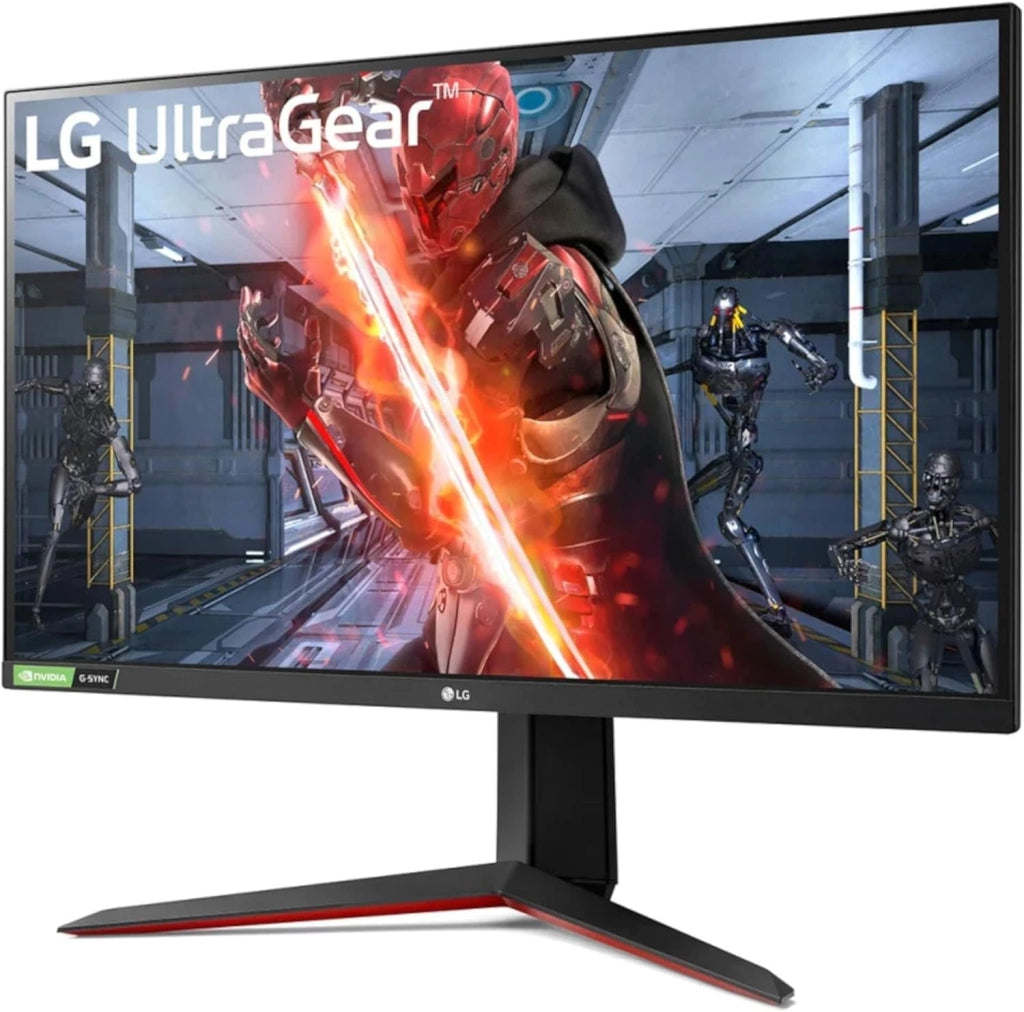 27GN850 UltraGear Gaming Monitor 27" QuadHD Nano IPS 1ms HDR, 2560x1440, G-Sync Compatible e AMD FreeSync 144 Hz, HDMI 2.0, Display Port 1.4, Uscita Audio, Stand Pivot, Flicker Safe, Nero