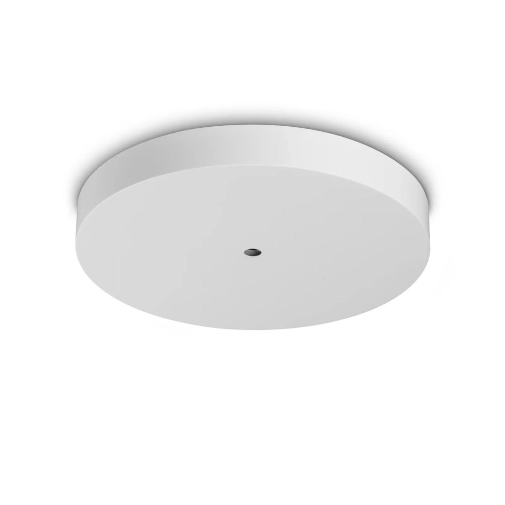 Parte Di Ricambio Mapa Finitura Bianca Ø36Cm Altezza 4,5Cm Alluminio/Vetro Ideal Lux
