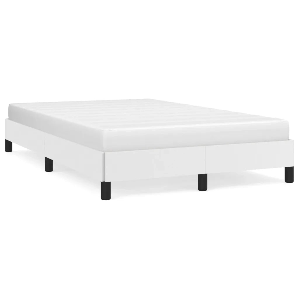 Giroletto senza Materasso-Struttura Letto Bianco 120x190 cm Similpelle 772167