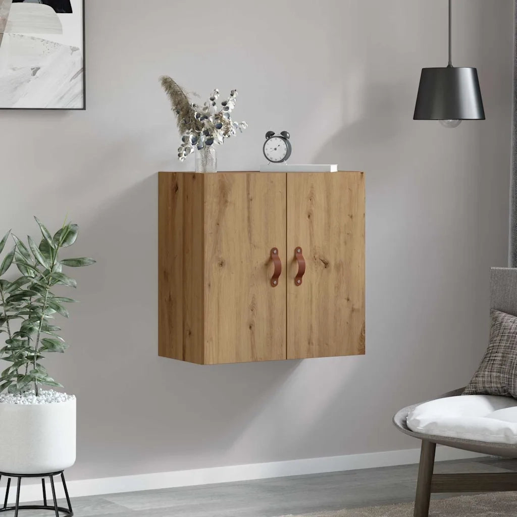 Armadietto a muro rovere artigianale 60 x 31 x 60 cm 879547