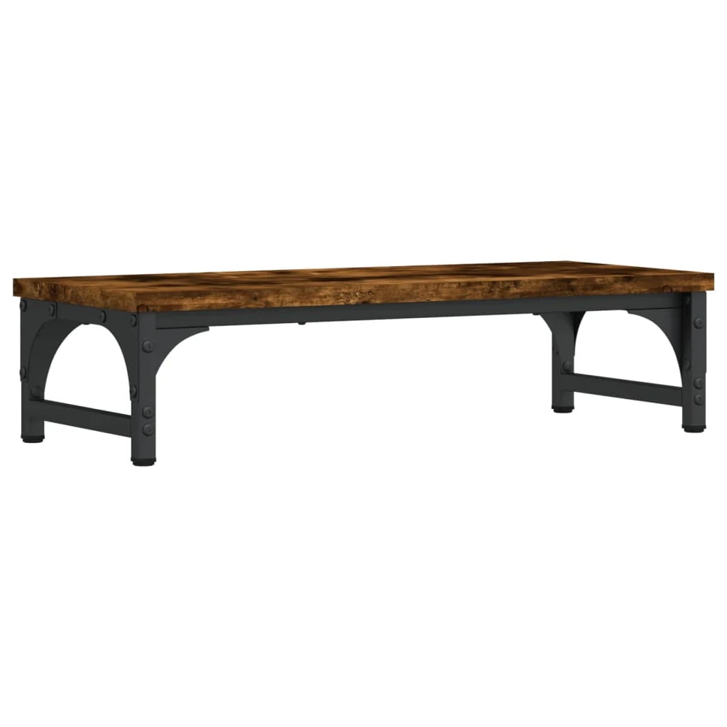 Supporto per monitor mobile da scrivania 55 x 23 x 14 cm legno ingegnerizzato marrone 02_0044893