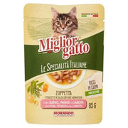 MIGLIOR GATTO ZUPPETTA DI STRACCETTI CON SUINO, PATATE E CAROTE 85GR
