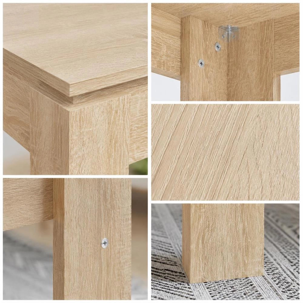 Dining Table Sonoma Oak 120x60x76 Cm Wood Composite