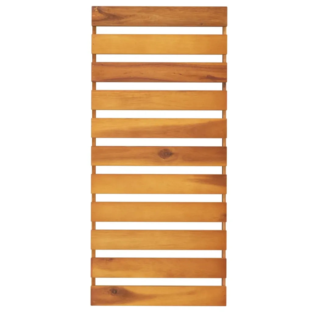 Scaffale Pieghevole 3 Ripiani 70x31x63 cm Legno Massello Acacia CFW1196142