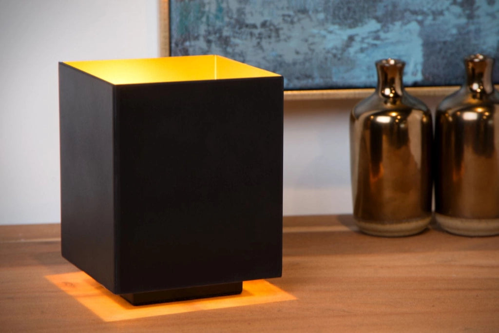 Lampada da tavolo Lucide Suzy E14 40W nera 45589/01/30