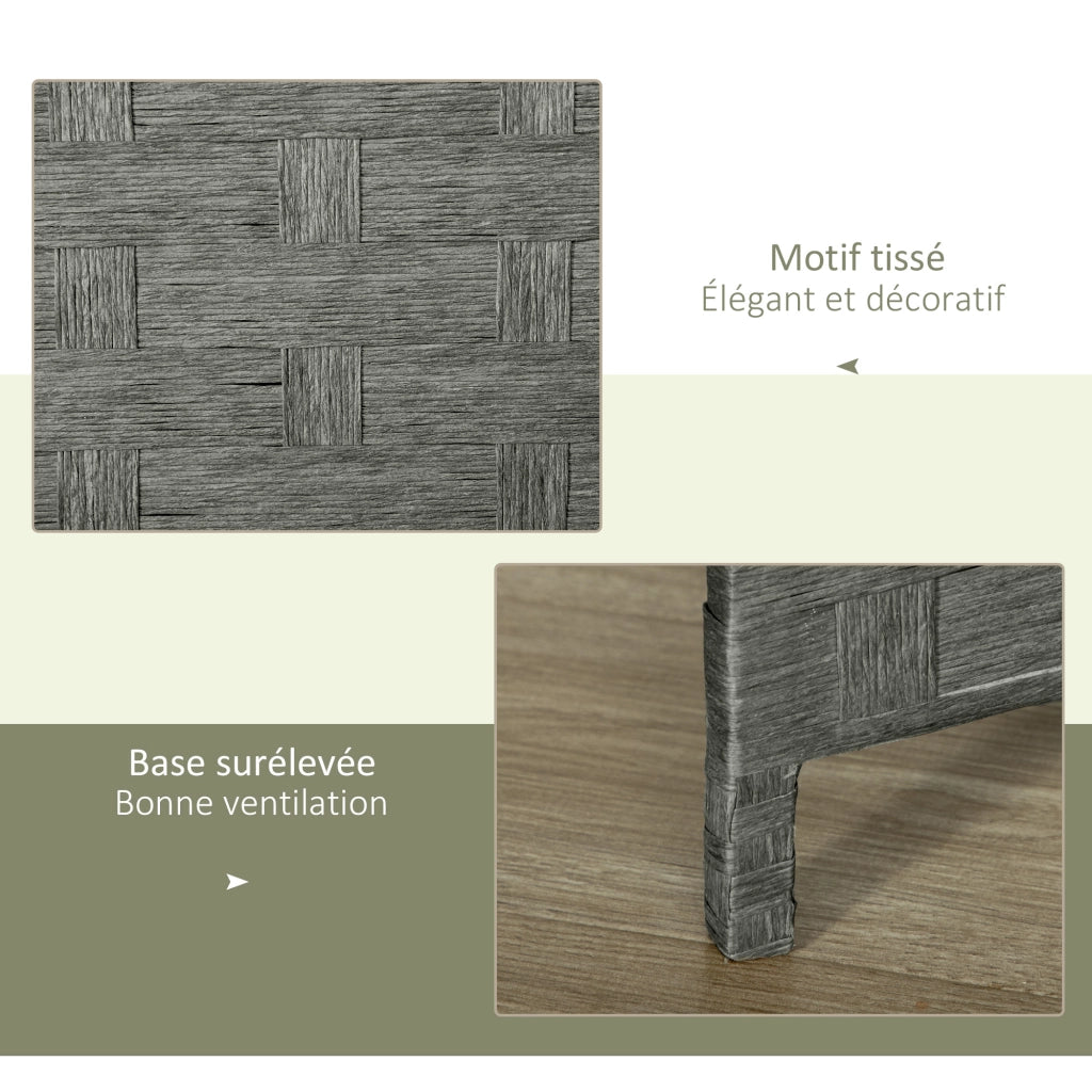 Paravent in legno 4 ante ¨C zephmum ¨C 159,5x169,5x1,6 cm