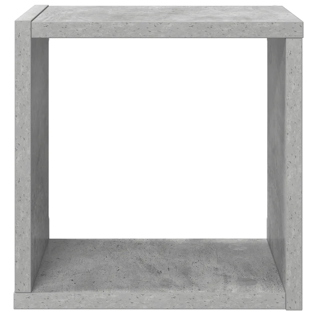 Mensole Parete a Cubo 4 pz Grigio Cemento 26x15x26 cm 807038