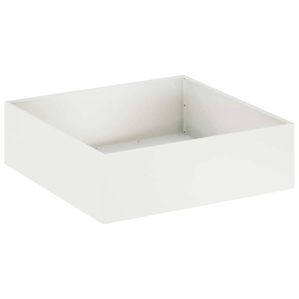 Vaso da giardino Bianco 80 x 80 x 30 cm 8005066