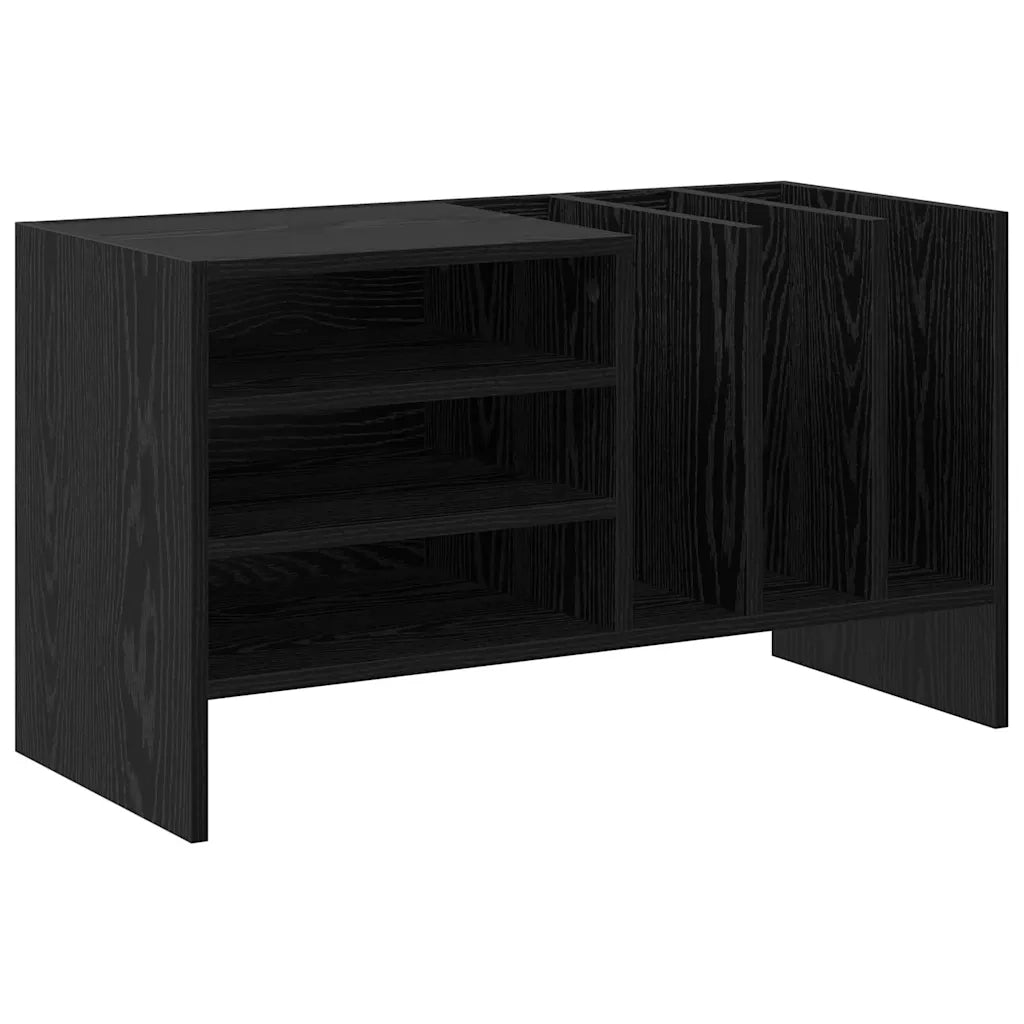 Mobile porta vinili Rovere Nero 78.5 x 35 x 45 cm CFW4317529