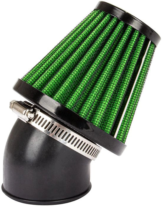 Filtro a cono 45 mm - filtro dell'aria - curva a 45 gradi - demontabile e lavabile - adatto per motocross/ATV - di alta qualità in gomma
