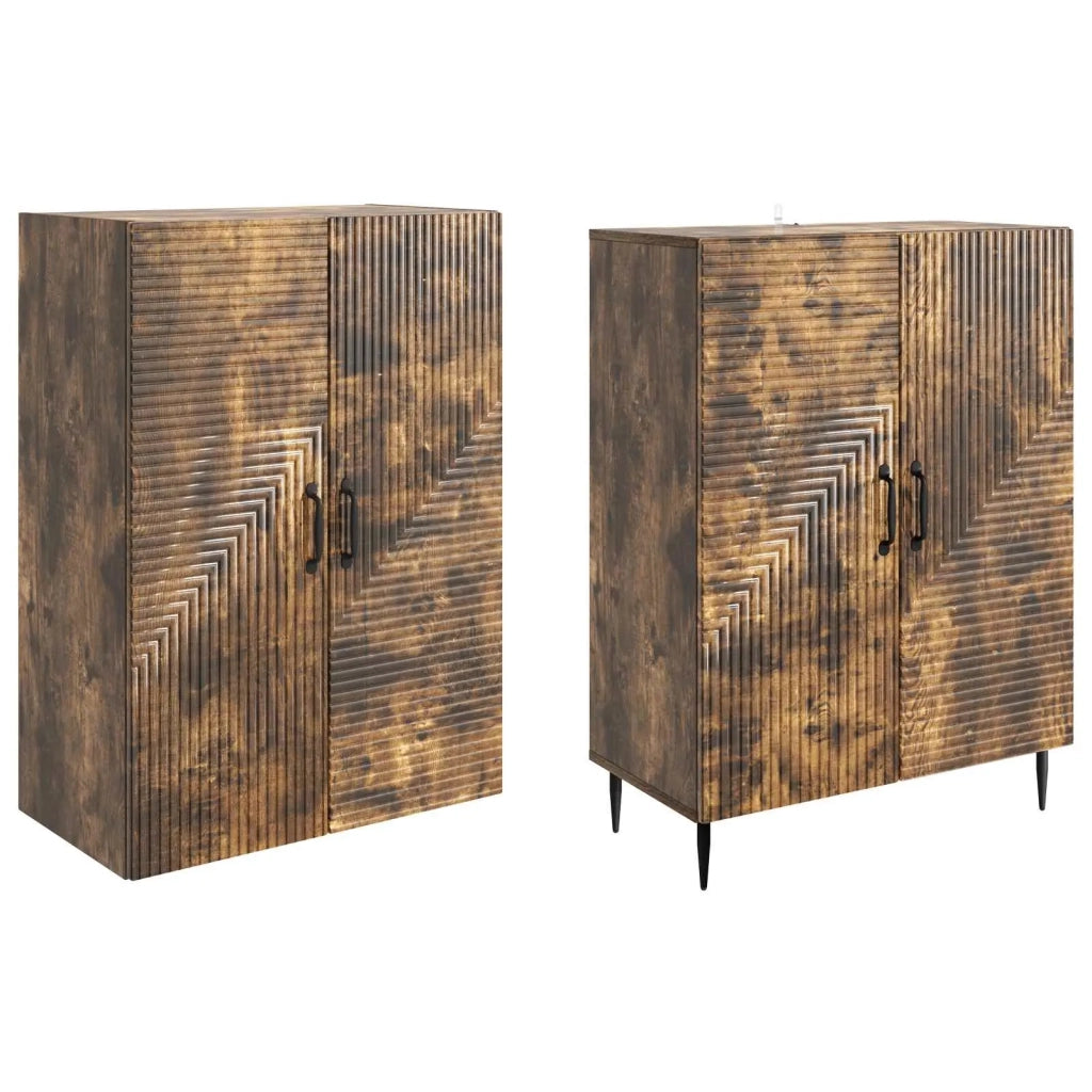 Set di armadi 2 pcs 66 x 34,5 x 89,5 cm Legno ingegnerizzato