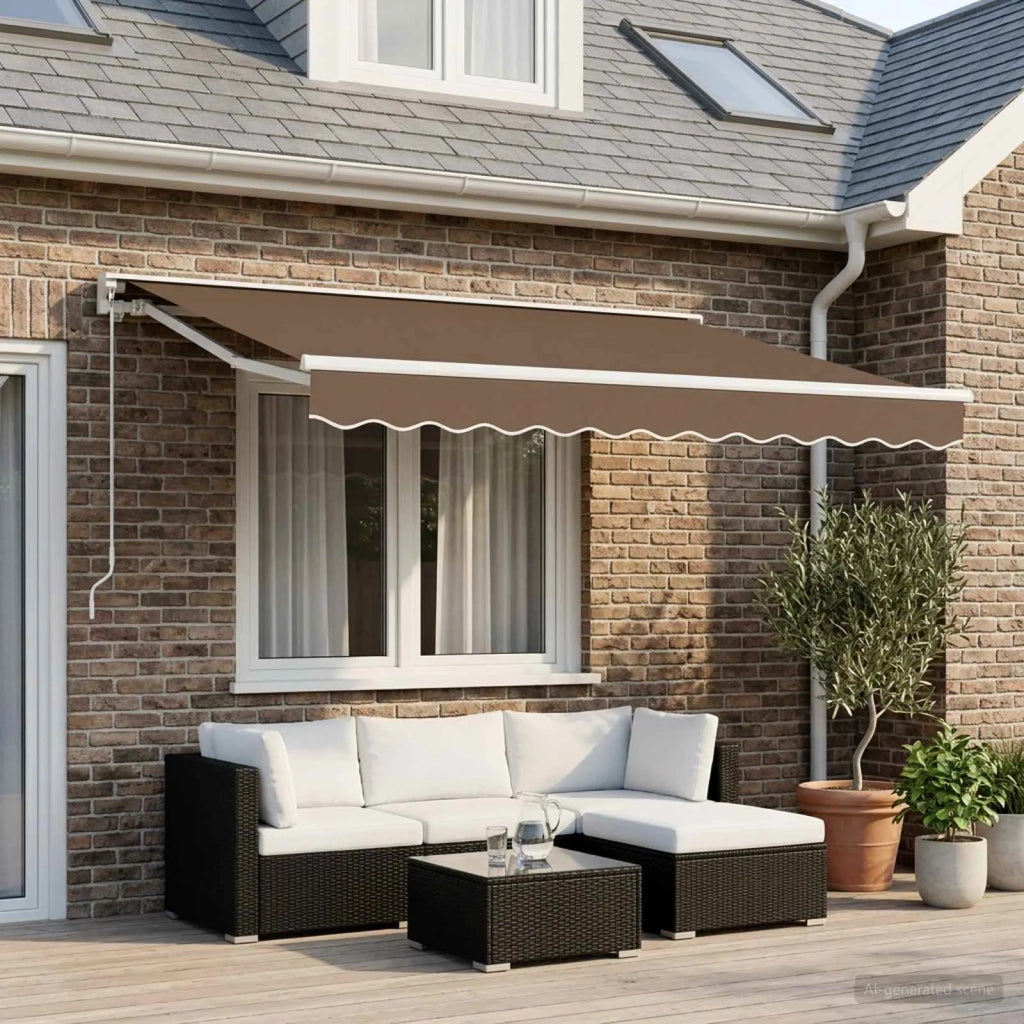 Telo di ricambio per tenda da sole Beige 280 x 245 cm 42000558