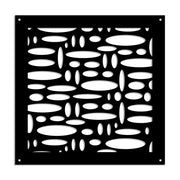 FLASHPOINT - Pannello in PVC traforato - Parasole Misura: 48x48 cm, Colore: nero